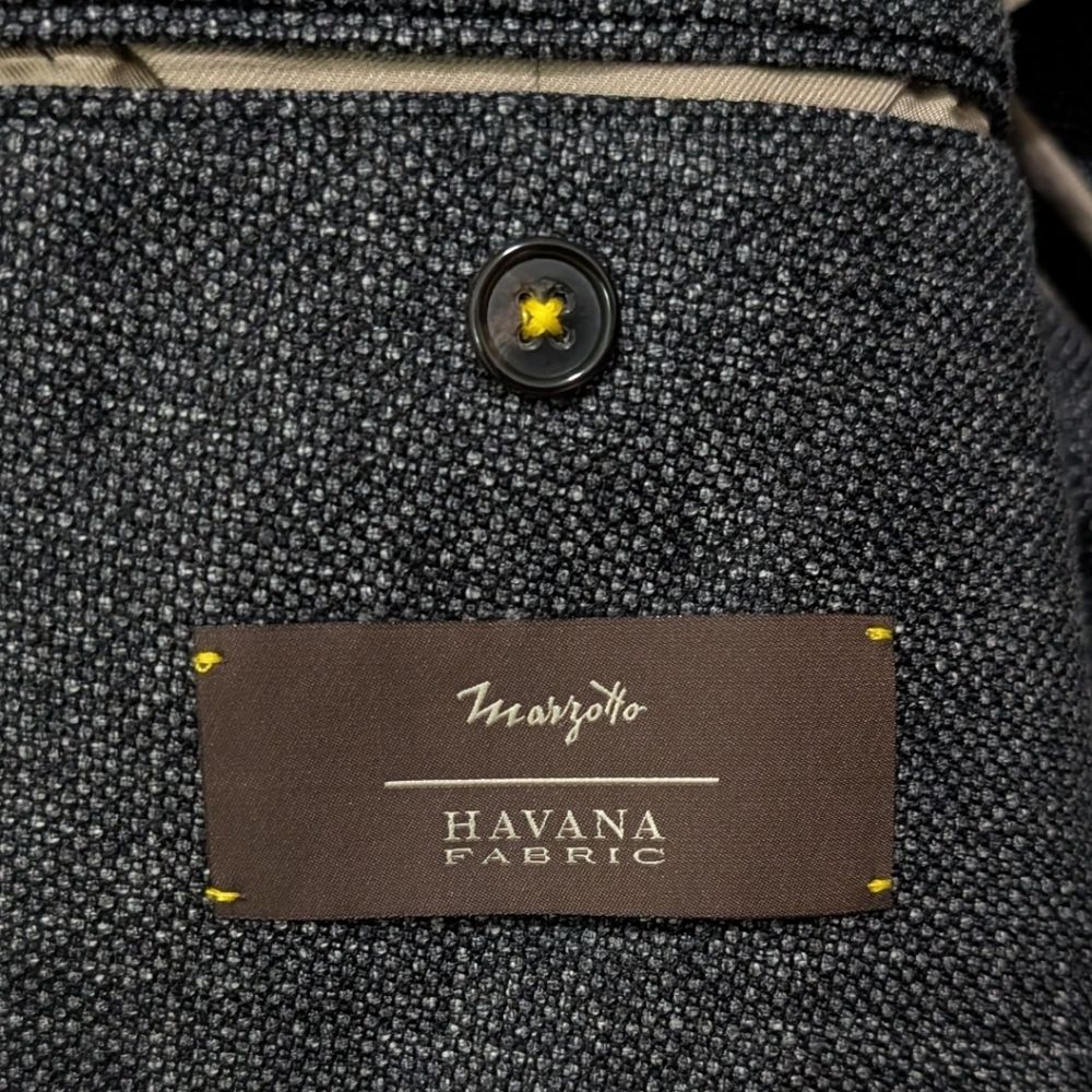 Banana Republic Tailored Slim Fit Tweed Jacket Blazer 42R Dark Charcoal Marzotto - Picture 10 of 12
